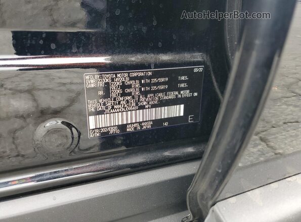 JTEAAAAH0NJ098469 2022 TOYOTA LE Black 