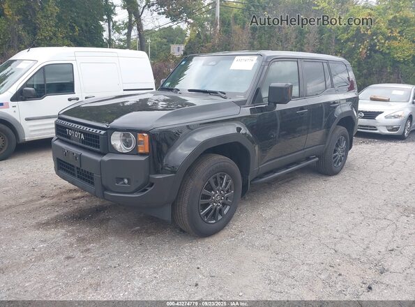 JTEABFAJ1RK016374 2024 TOYOTA LAND CRUISER Black წინა მარცხენა ხედი სამი მეოთხედიდან