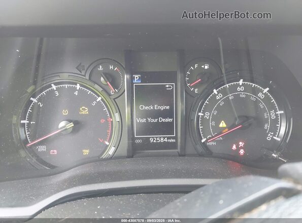 JTEEU5JR5M5234658 2021 TOYOTA 4RUNNER White Вид задніх сидінь