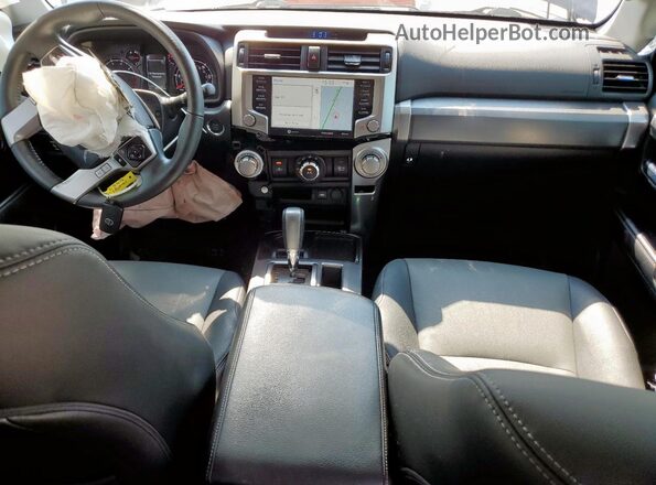 JTEFU5JRXM5250407 2021 TOYOTA 4RUNNER Синий Вид панели приборов