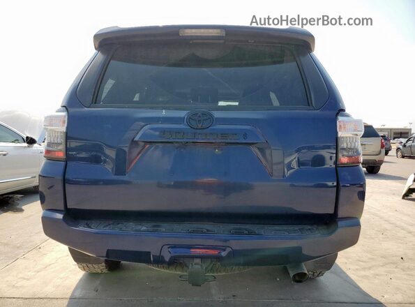 JTEFU5JRXM5250407 2021 TOYOTA 4RUNNER Синий Вид сзади
