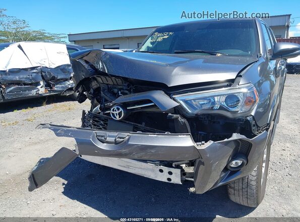 JTENU5JR6N6055413 2022 TOYOTA 4RUNNER Gray 