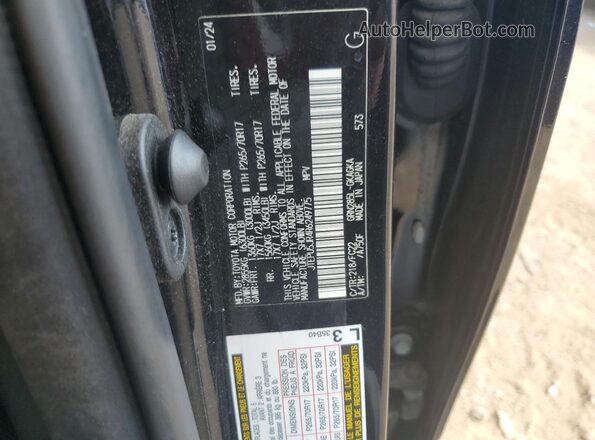 JTEPU5JR4R6249775 2024 TOYOTA 4RUNNER Черный 