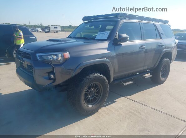 JTERU5JR1M5962995 2021 TOYOTA 4RUNNER Gray Առջևի ձախ երեք քառորդ տեսարան