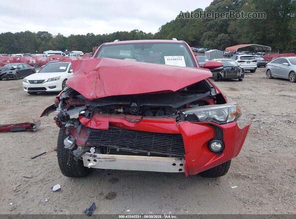 JTEZU5JR5J5169078 2018 TOYOTA 4RUNNER Red 