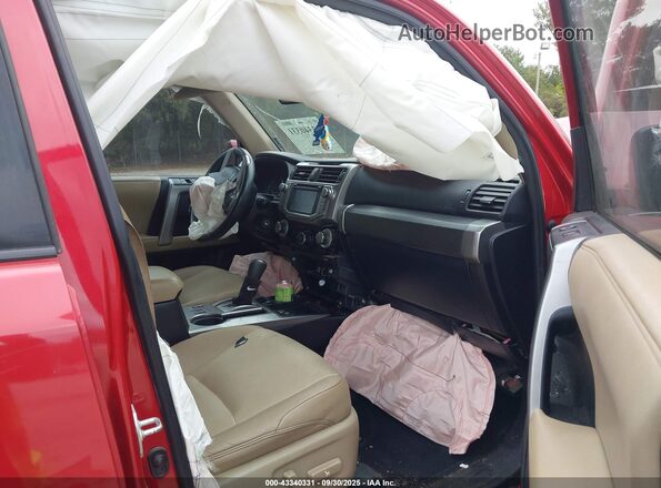 JTEZU5JR5J5169078 2018 TOYOTA 4RUNNER Red 