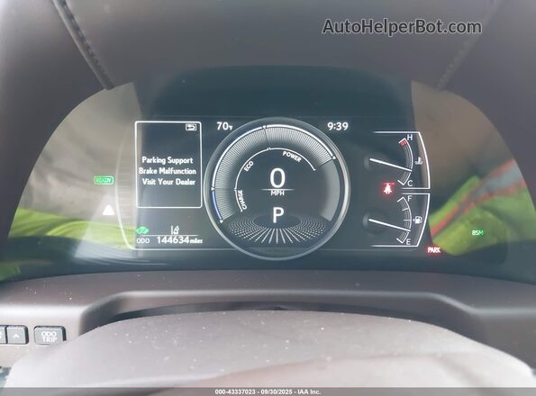 JTHB21B18K2004091 2019 LEXUS ES 300H White Widok tylnych siedzeń