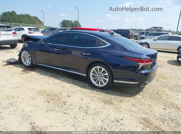 JTHB51FF5K5007672 2019 LEXUS LS 500 Dark Blue Trasero izquierdo