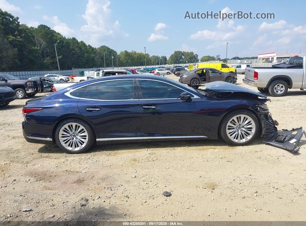 JTHB51FF5K5007672 2019 LEXUS LS 500 Dark Blue Vista interior trasera