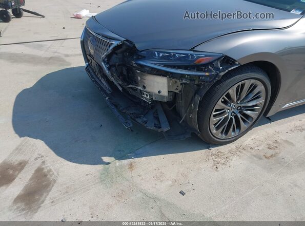 JTHB5LFF5J5002062 2018 LEXUS LS 500 Gray წინა ხედი