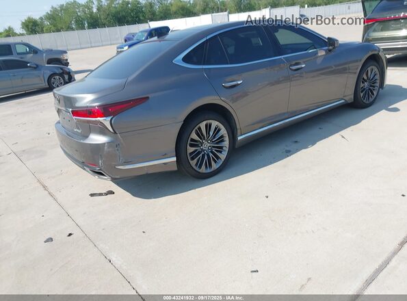 JTHB5LFF5J5002062 2018 LEXUS LS 500 Gray უკანა მარჯვენა