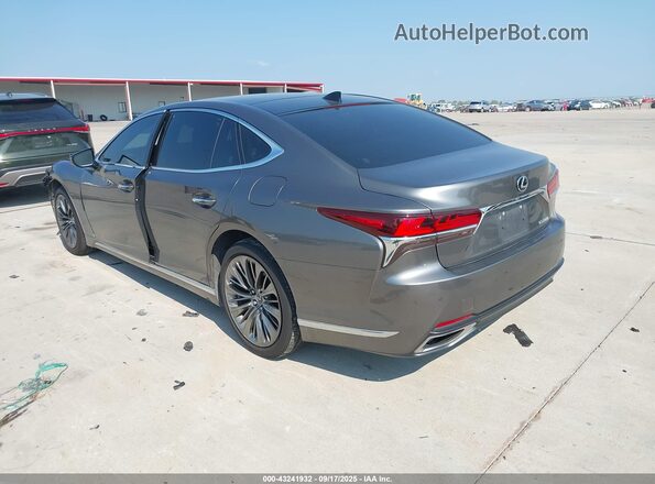 JTHB5LFF5J5002062 2018 LEXUS LS 500 Gray უკანა მარცხენა
