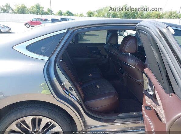 JTHB5LFF5J5002062 2018 LEXUS LS 500 Gray VIN კოდის სტიკერის ხედი
