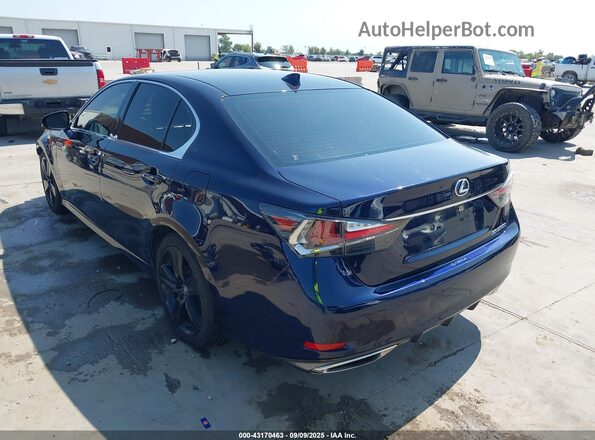 JTHBA1BL3GA001214 2016 LEXUS GS 200T Синий Задняя левая четверть
