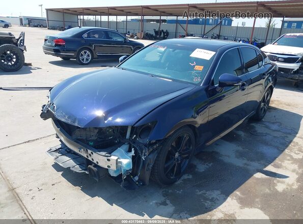 JTHBA1BL3GA001214 2016 LEXUS GS 200T Синий Передняя левая четверть