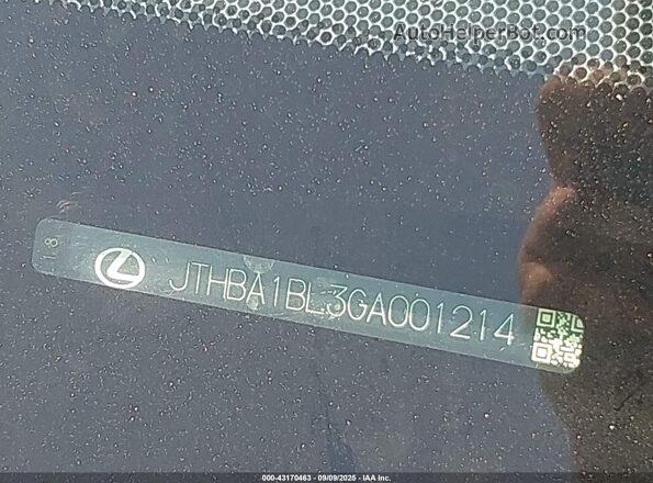 JTHBA1BL3GA001214 2016 LEXUS GS 200T Синий 