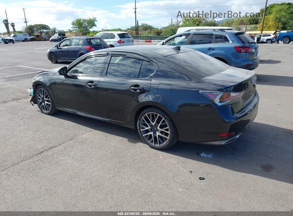JTHBA1BL4GA001982 2016 LEXUS GS 200T Black Հետևի ձախ