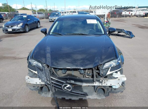 JTHBA1BL4GA001982 2016 LEXUS GS 200T Black Սալոնի հետևի տեսք