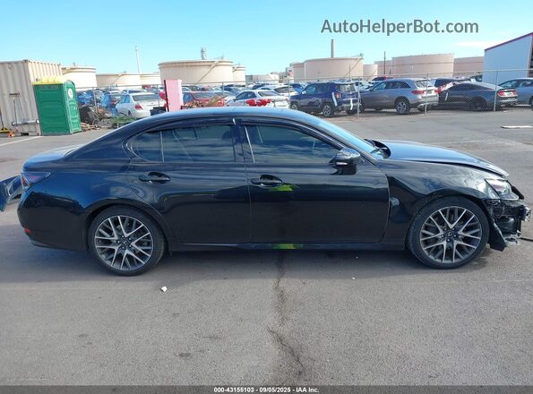 JTHBA1BL4GA001982 2016 LEXUS GS 200T Black Սալոնի 360 աստիճան տեսք