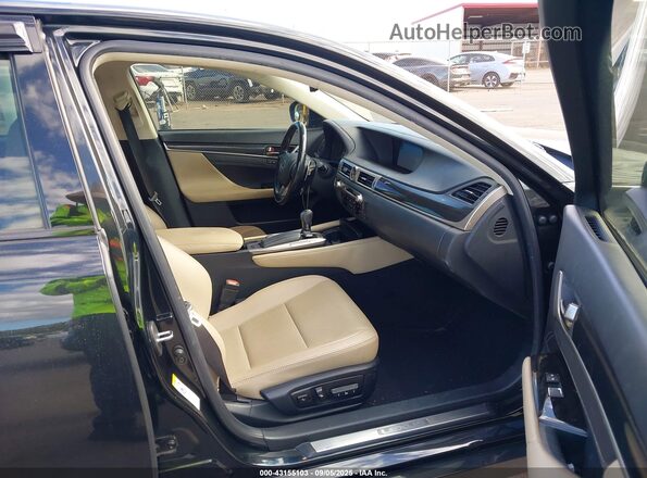 JTHBA1BL4GA001982 2016 LEXUS GS 200T Black Սալոնի դիմացի տեսք