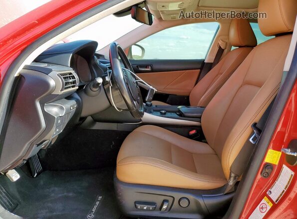 JTHBA1D21H5059417 2017 LEXUS IS Red 