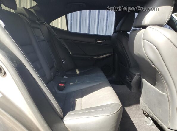 JTHBA1D23H5040190 2017 LEXUS IS Silver Вид задніх сидінь