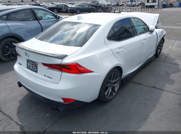 JTHBA1D23K5090420 2019 LEXUS IS 300 White Rear right