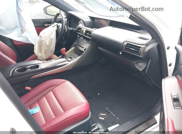 JTHBA1D23K5090420 2019 LEXUS IS 300 White Front interior view