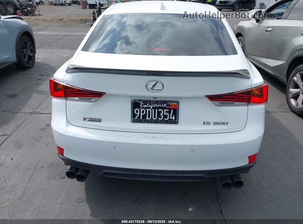 JTHBA1D23K5090420 2019 LEXUS IS 300 White 