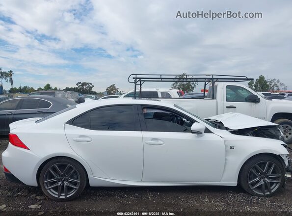 JTHBA1D23K5091566 2019 LEXUS IS White Սալոնի 360 աստիճան տեսք