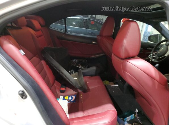 JTHBA1D24J5072152 2018 LEXUS IS Silver Հետևի նստատեղերի տեսք