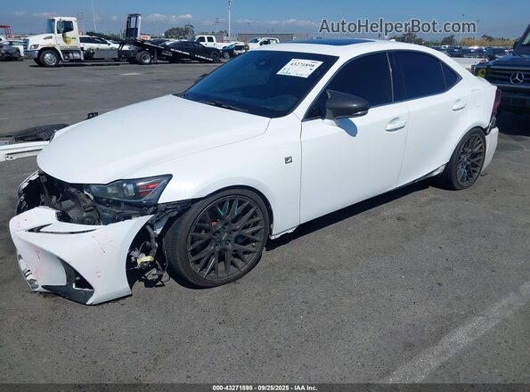 JTHBA1D25H5039011 2017 LEXUS IS 200T White Передня ліва чверть