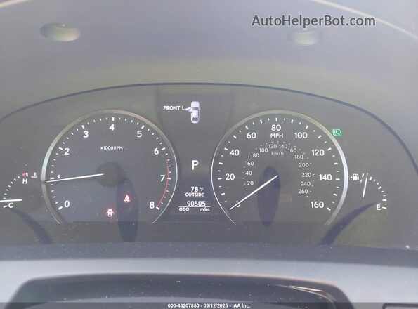 JTHBL5EF7G5141332 2016 LEXUS LS 460 Silver უკანა სავარძლების ხედი