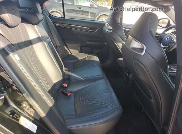 JTHBP1BL7GA000520 2016 LEXUS GS-F Charcoal Vista de los asientos traseros