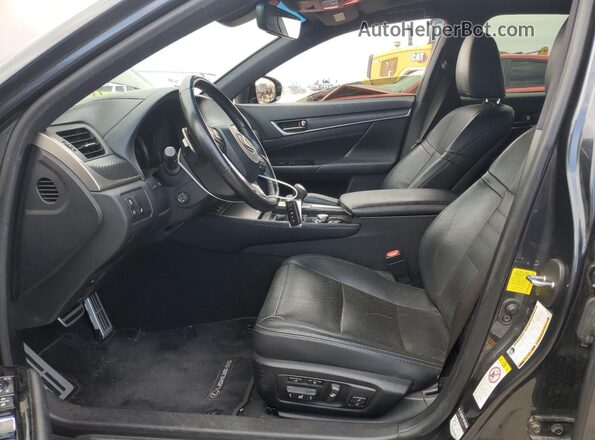 JTHBZ1BL0JA013935 2018 LEXUS GS Угольный Вид салона спереди