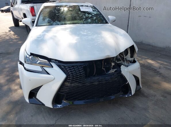 JTHBZ1BL0JA015023 2018 LEXUS GS 350 White უკანა სალონის ხედი
