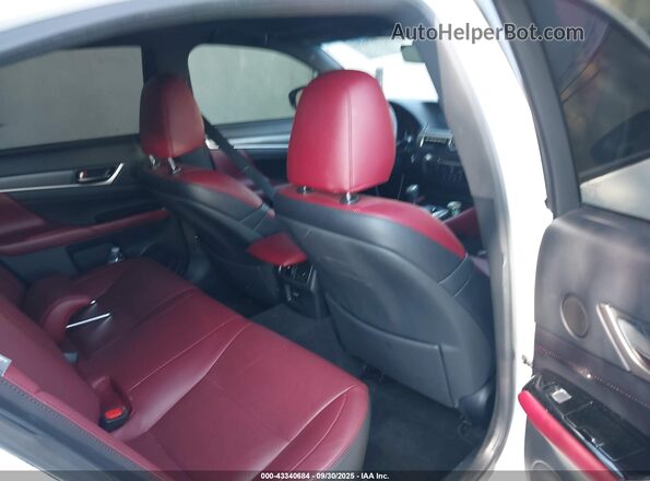JTHBZ1BL0JA015023 2018 LEXUS GS 350 White VIN კოდის სტიკერის ხედი