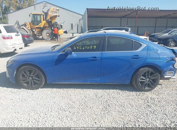 JTHC81F27M5044556 2021 LEXUS IS 300 Синий Панорамный вид салона 360°