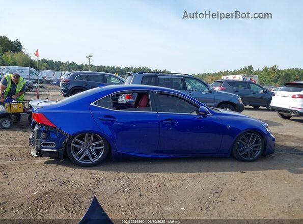 JTHCM1D24H5019067 2017 LEXUS IS 300 Blue Vista interior trasera
