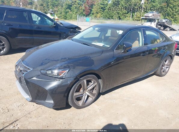 JTHCM1D25H5017084 2017 LEXUS IS 300 Black Vista tres cuartos delantera izquierda