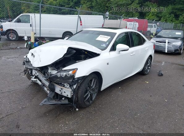 JTHCM1D27G5014525 2016 LEXUS IS 300 White წინა მარცხენა ხედი სამი მეოთხედიდან