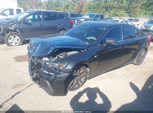JTHCM1D28H5018925 2017 LEXUS IS 300 Black Przód lewy