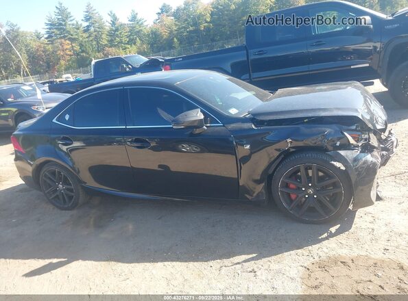 JTHCM1D28H5018925 2017 LEXUS IS 300 Black Widok wnętrza z tyłu