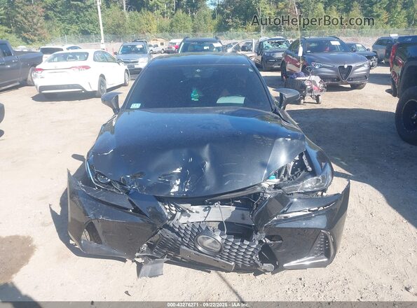 JTHCM1D28H5018925 2017 LEXUS IS 300 Black Widok z przodu