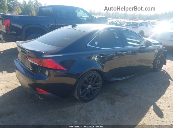 JTHCM1D28H5018925 2017 LEXUS IS 300 Black Tył prawy