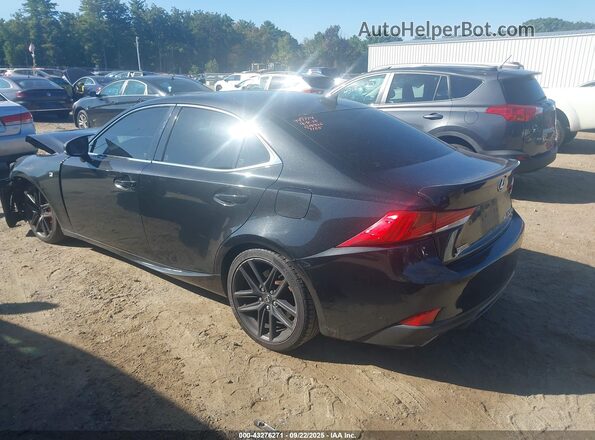 JTHCM1D28H5018925 2017 LEXUS IS 300 Black Tył lewy