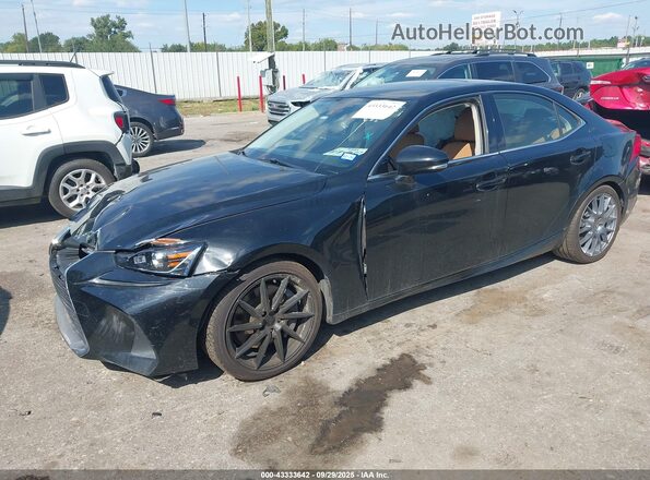 JTHCM1D2XH5019896 2017 LEXUS IS 300 Black Vista tres cuartos delantera izquierda