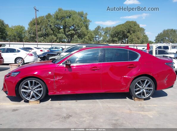 JTHCZ1BL2HA004779 2017 LEXUS GS 350 Red Вид спереду