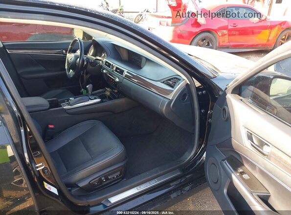 JTHCZ1BLXHA006053 2017 LEXUS GS 350 Black Widok wnętrza z przodu