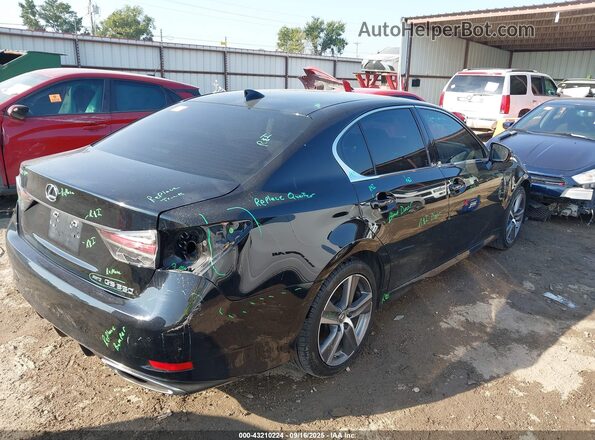 JTHCZ1BLXHA006053 2017 LEXUS GS 350 Black Tył prawy
